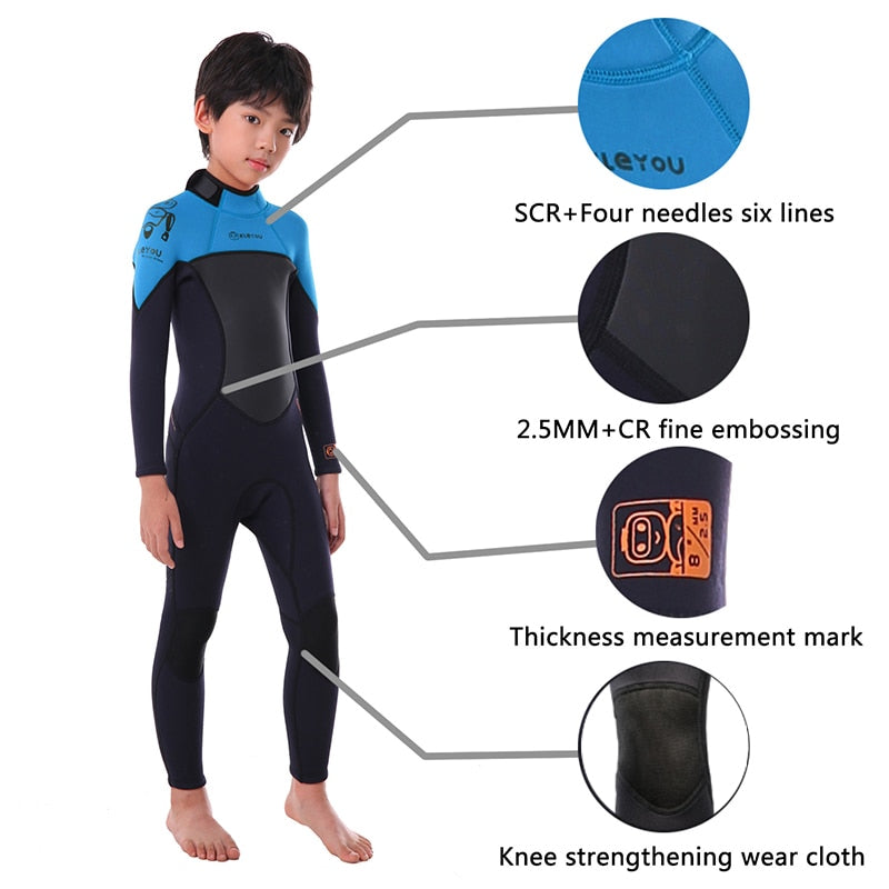 Girls And Boys Swimwear For Scuba Diving And Surfing