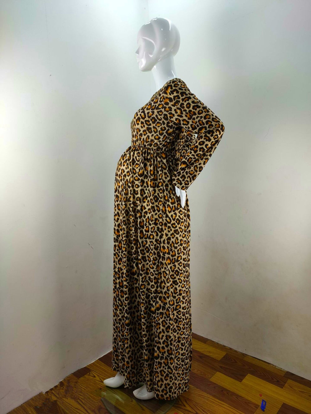 Leopard Print Maternity Dress