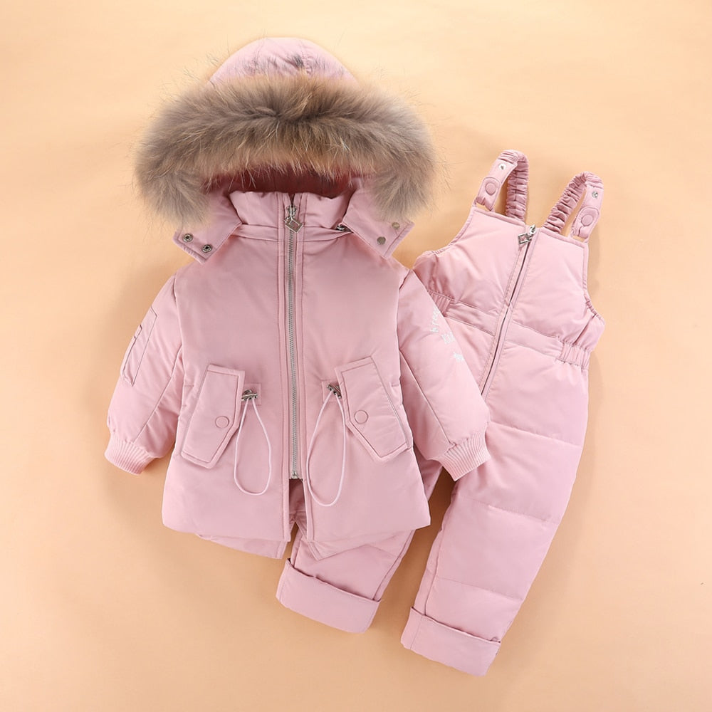 Two Piece Winter Baby Snowsuit