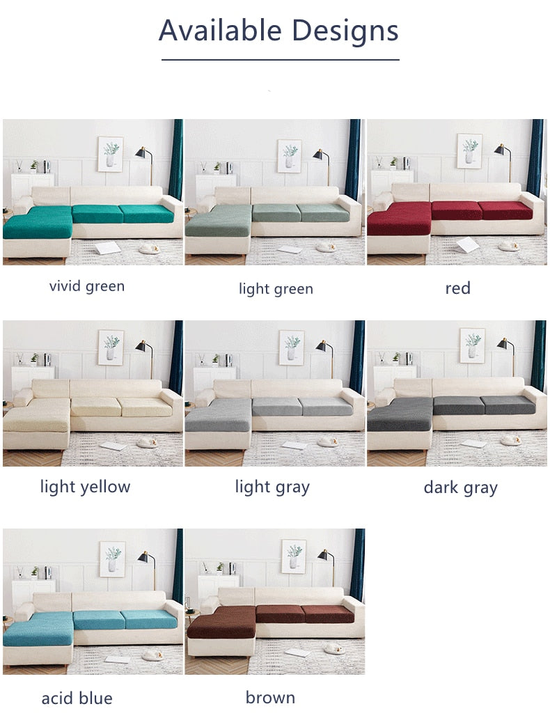 Vibrant Elegance Sofa Cover Collection – Choose Your Hue!