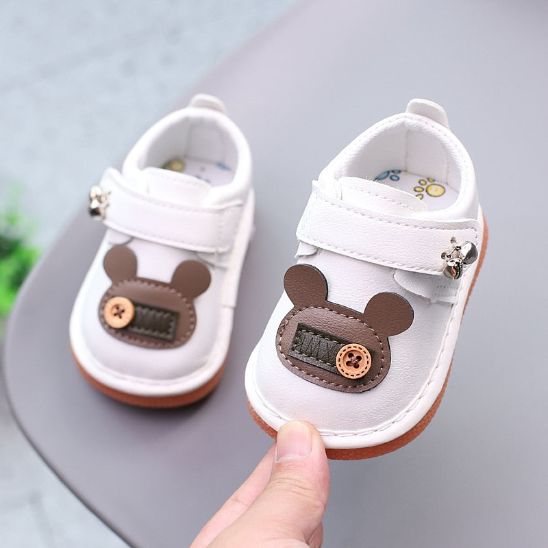 Newborn Baby Leather Moccasins