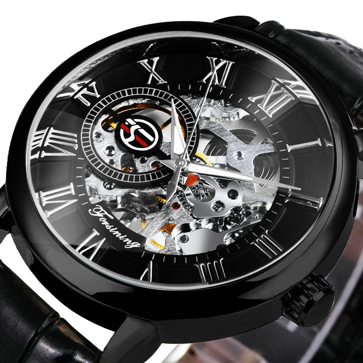 Men's 3D Hollow Engraved Deluxe Time Piece