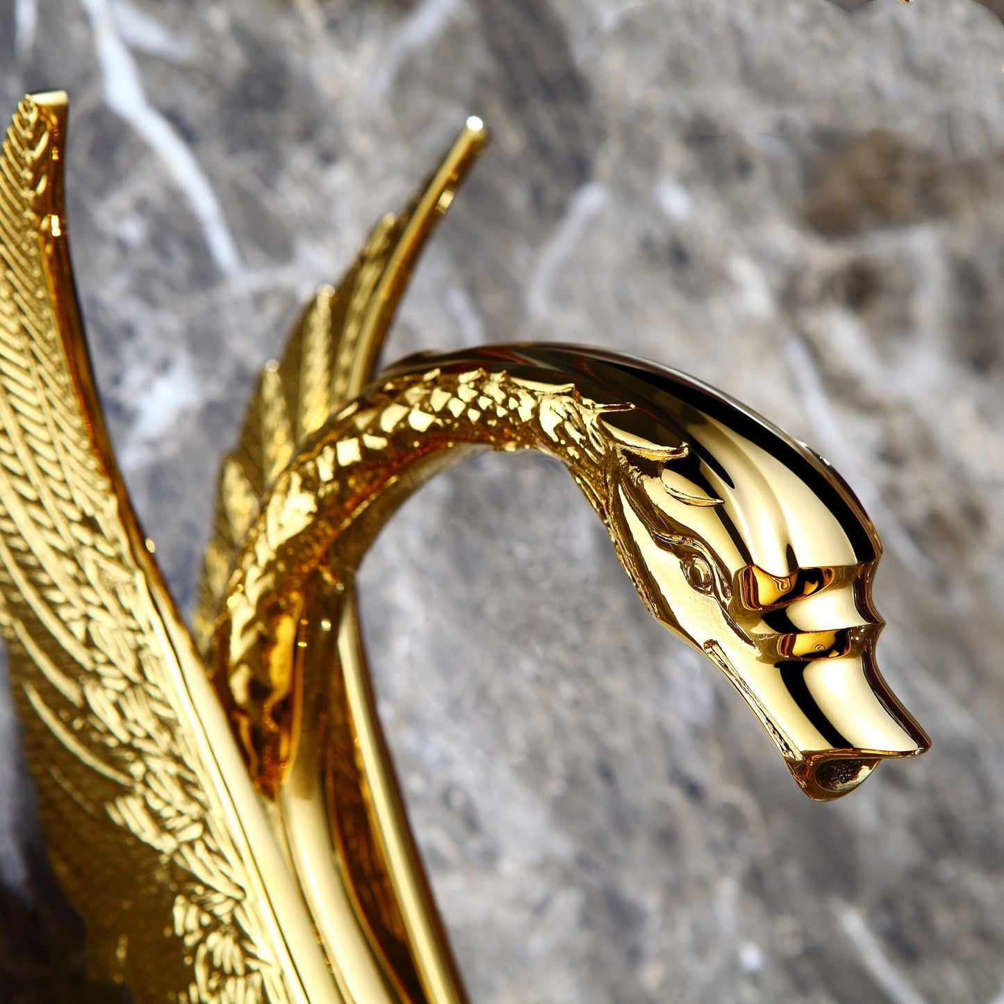 Luxury Design Brass Swan Faucet