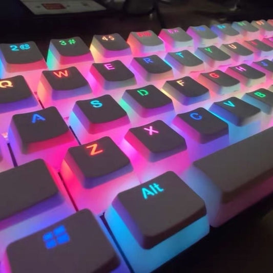 Party Lights Backlit Keycaps Mechanical Keyboard