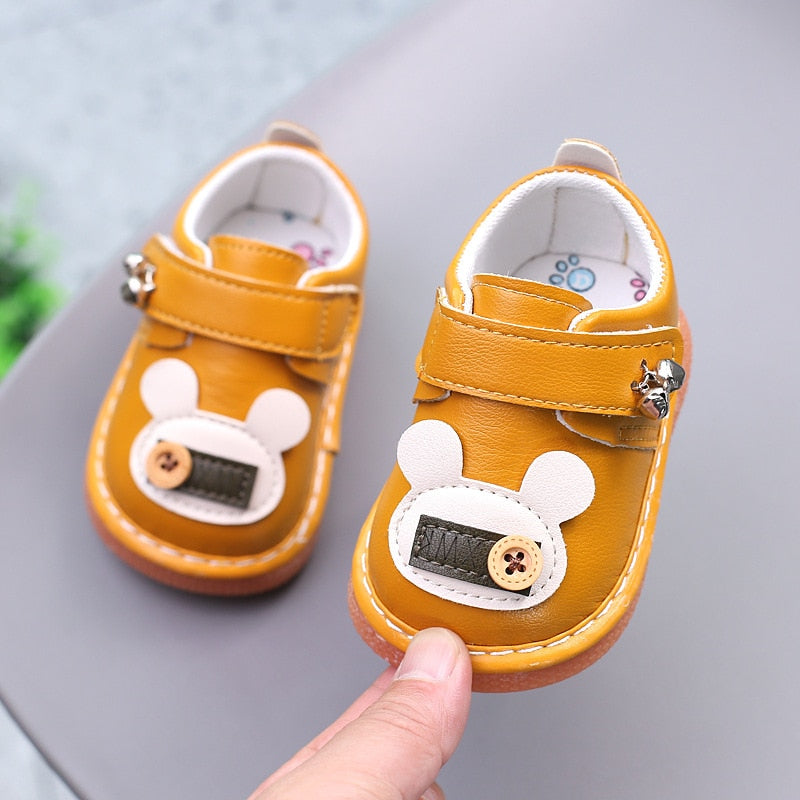 Newborn Baby Leather Moccasins