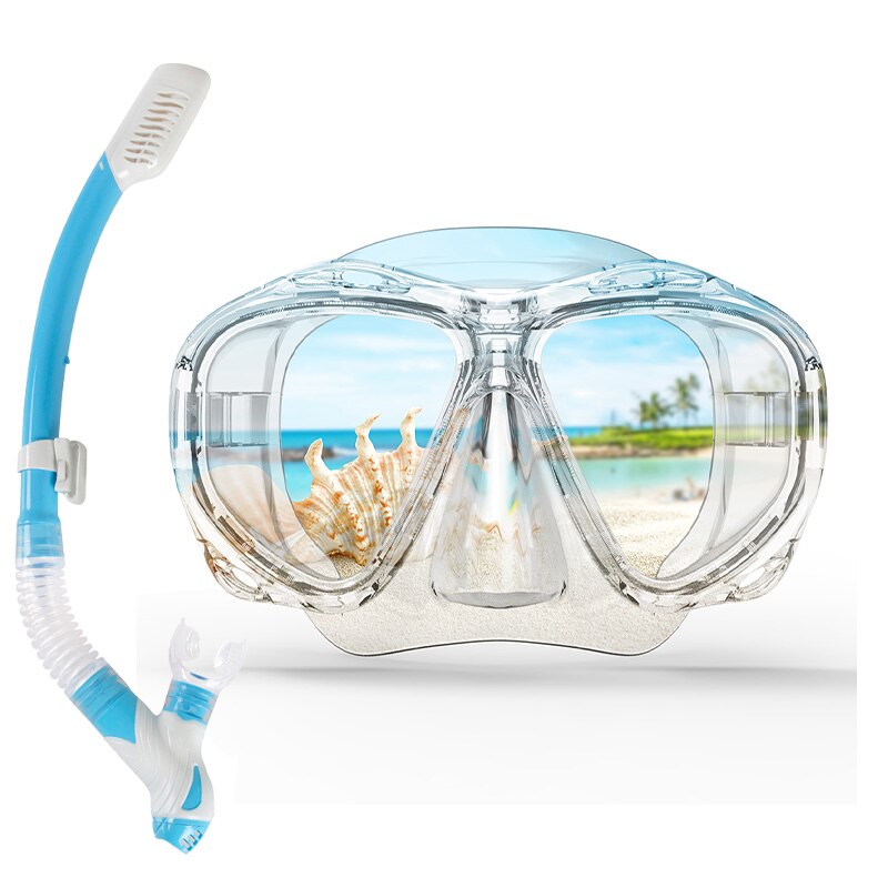 Scuba Diving Mask and Breath Tube Set