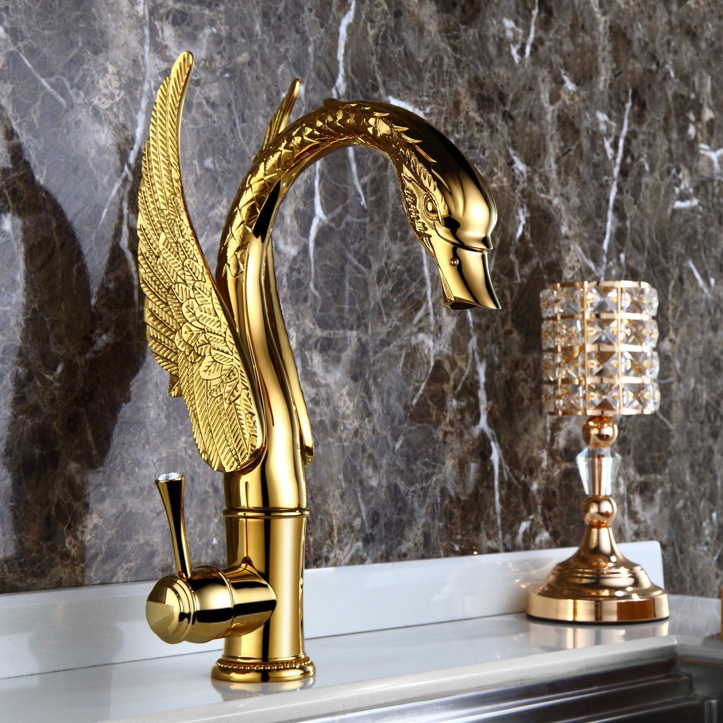 Luxury Design Brass Swan Faucet