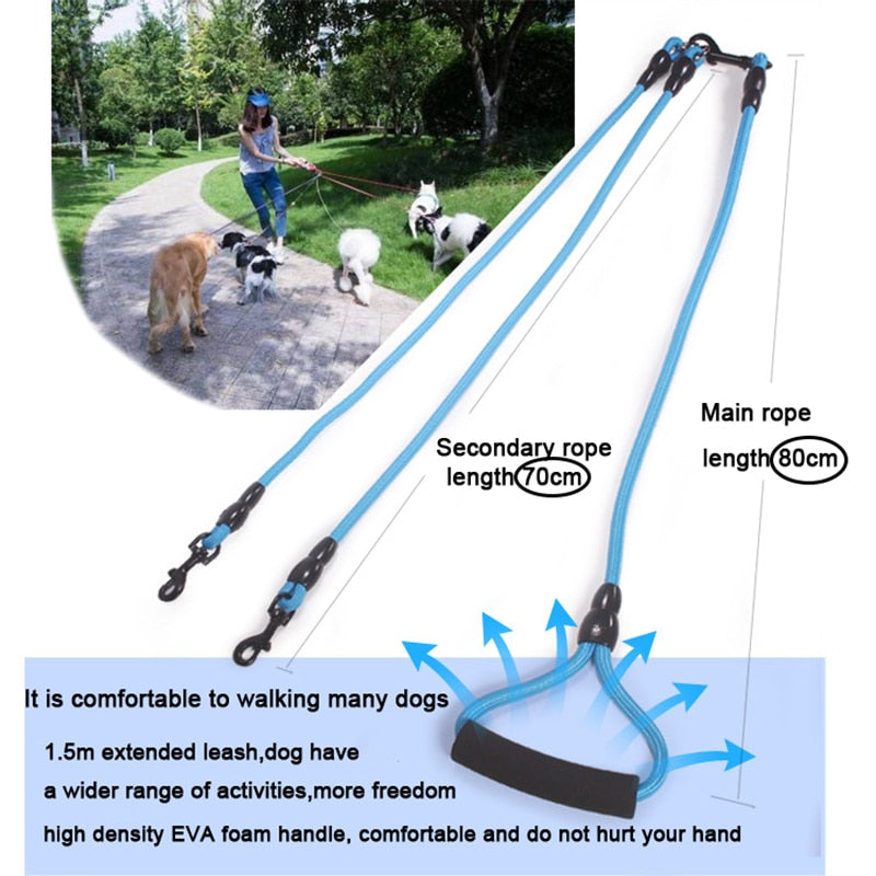 Multi Head Pet Leash