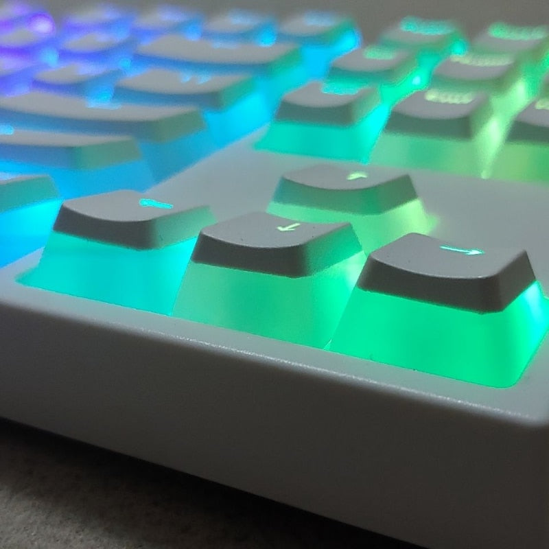 Party Lights Backlit Keycaps Mechanical Keyboard