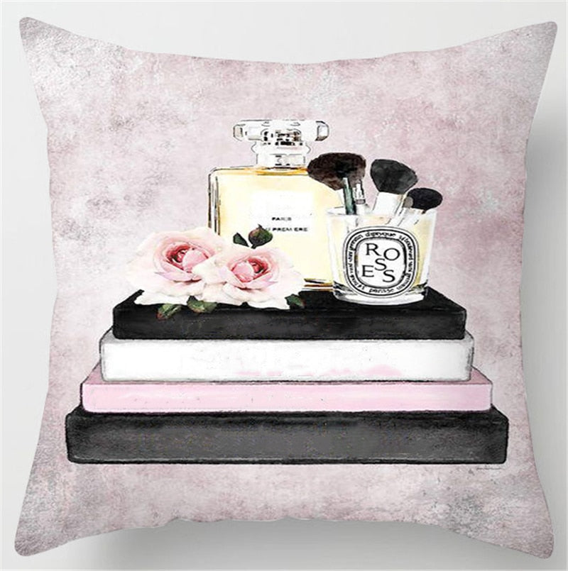 Fragrant Florals: Perfume & Bloom Pillow Case Collection