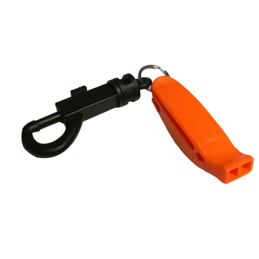 Safety First Outdoor Emergency Whistle  & Clip for Camping Hiking Hunting Scuba