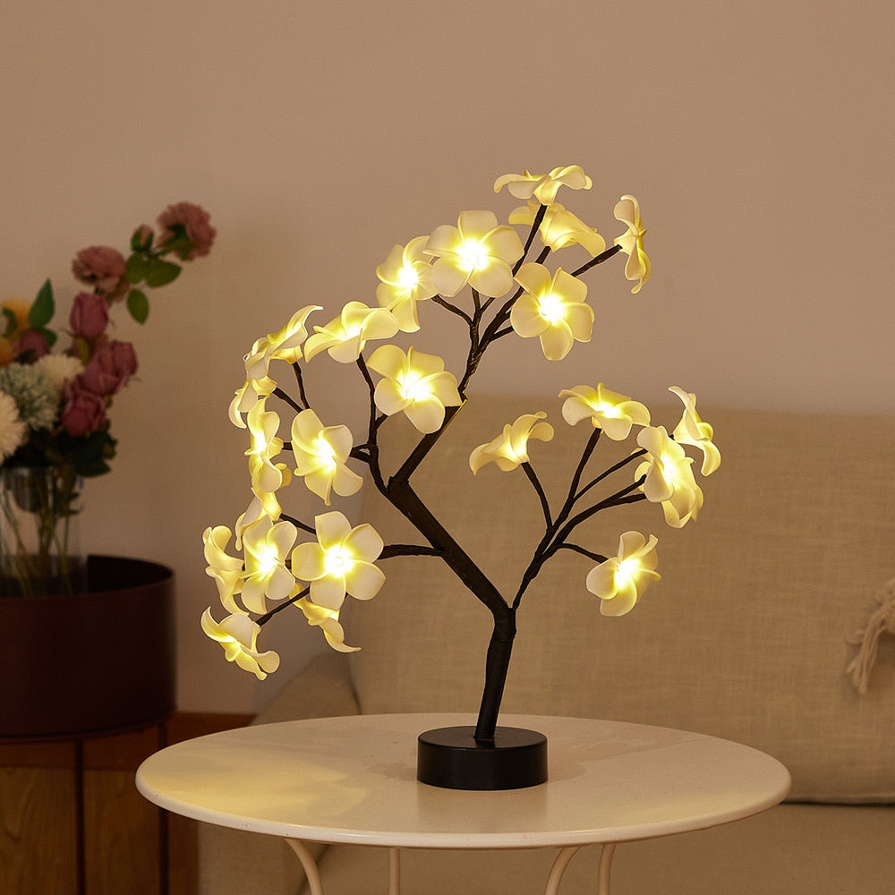 Rose Bud Flower Lamp