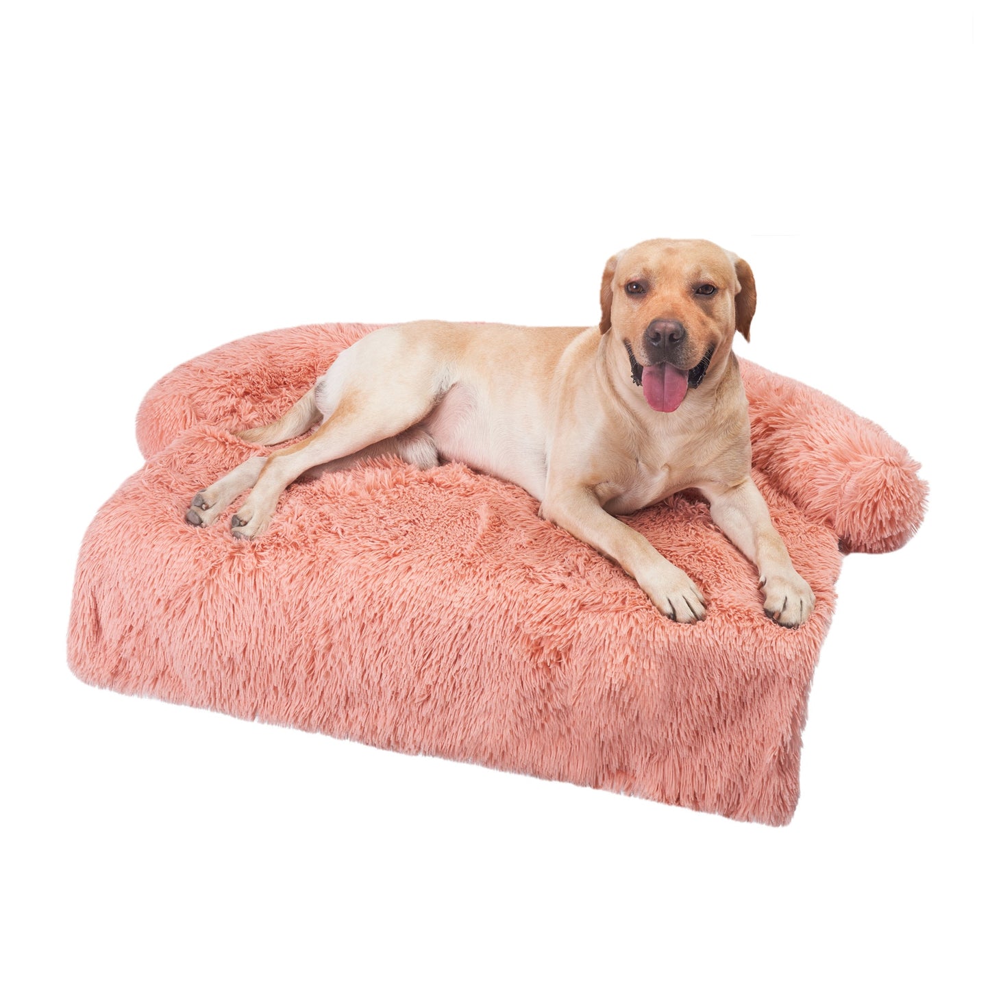 Washable Plush Pet Throw Bed