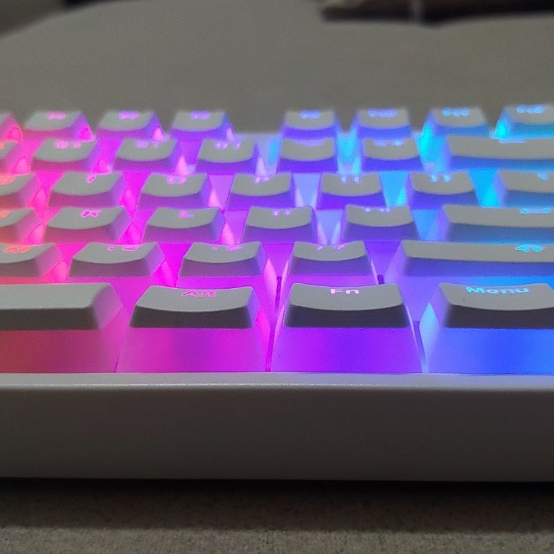 Party Lights Backlit Keycaps Mechanical Keyboard