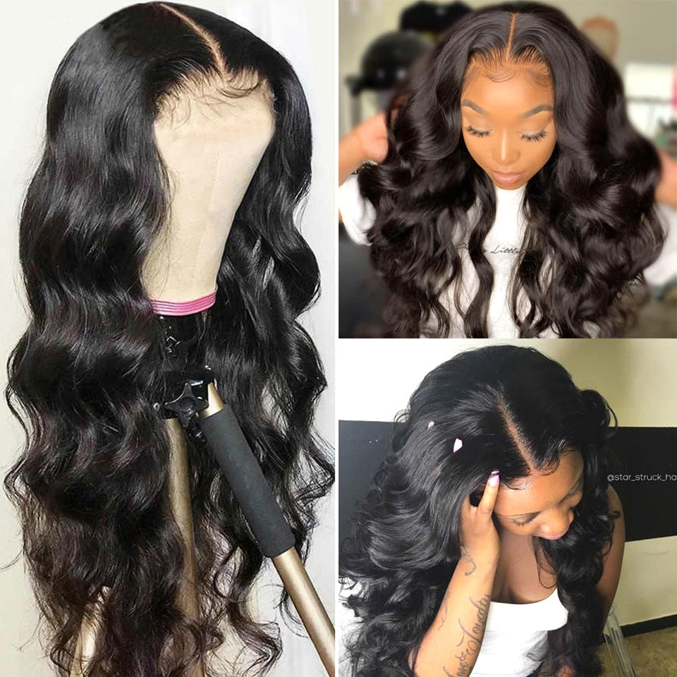 32 Inch Invisible Lace Brazilian Body Wave Wig