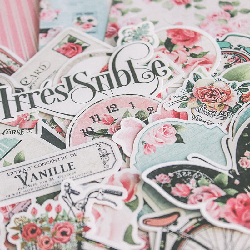 Sticker Set For Scrapbooking (60 Pieces)