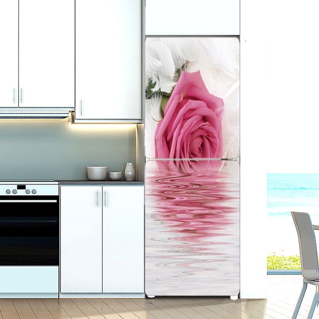 Refrigerator Door Cover Stickers Wallpaper