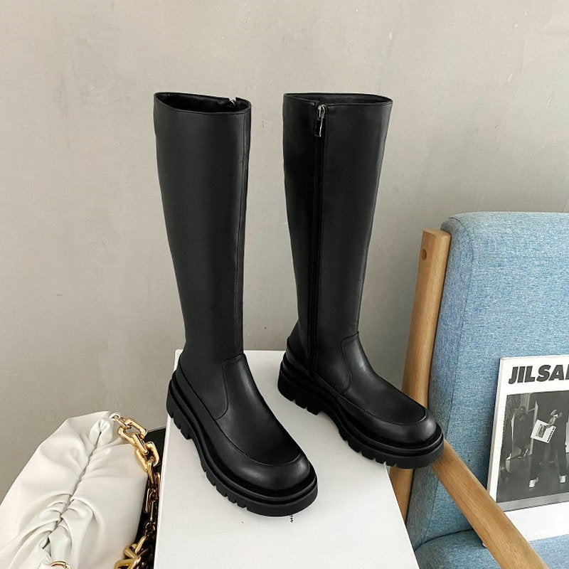 Chunky Heel Winter Boots For Women