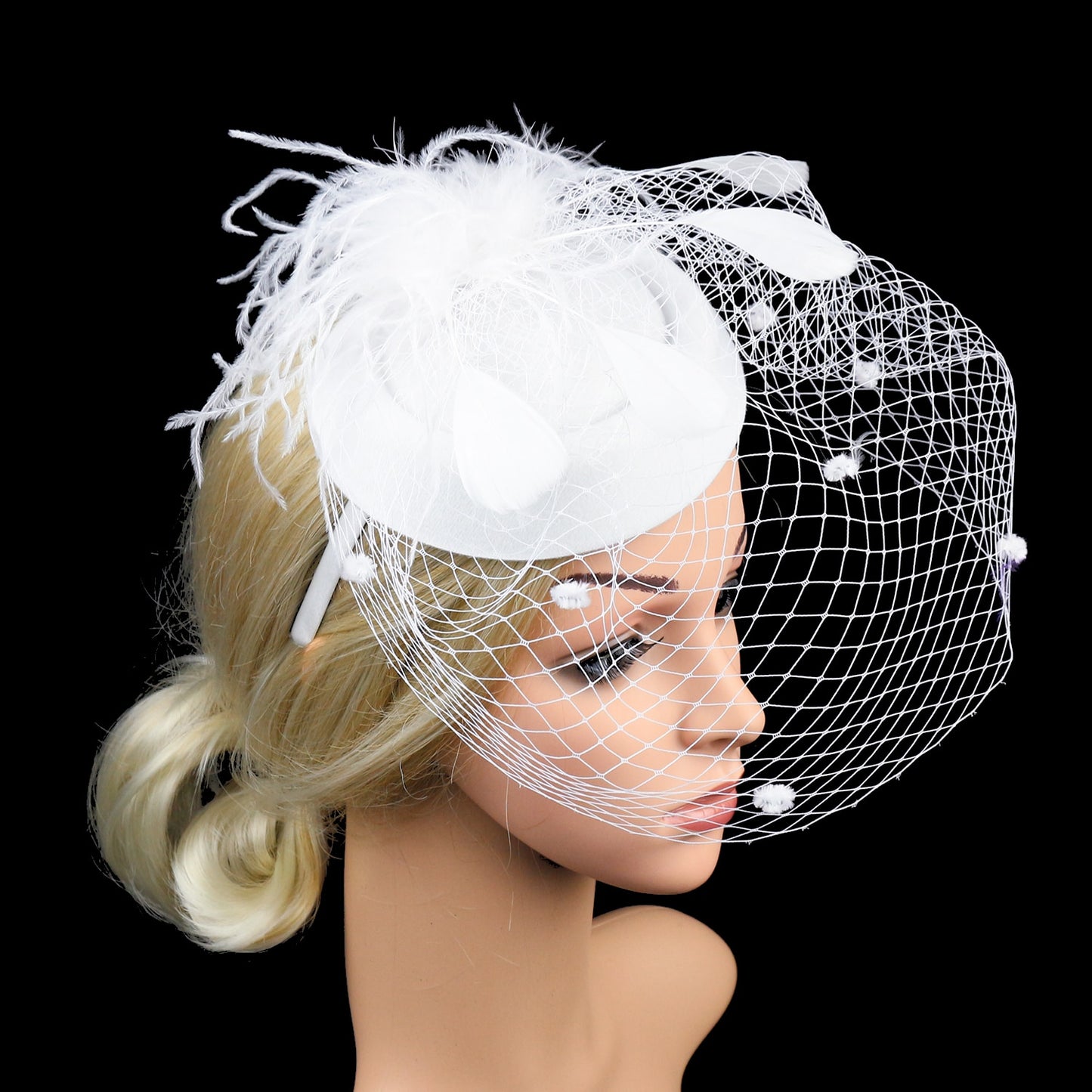 Fashion Mesh Fascinator Hat