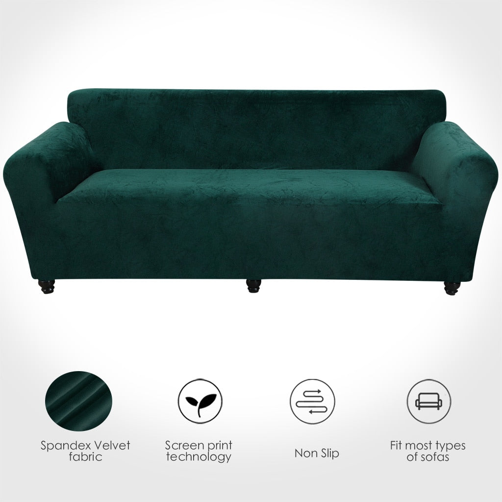 Deluxe Velvet Sofa Cover