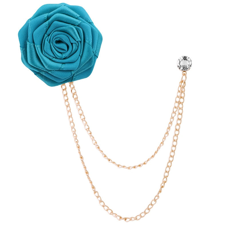 Rose Flower Lapel Pin