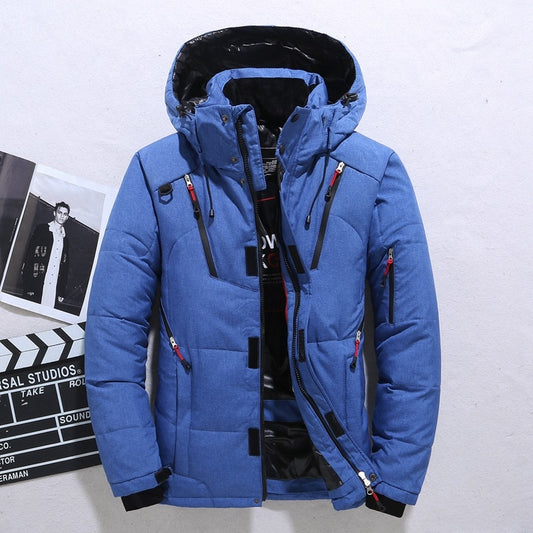 Men's Down Hoodie Winter Jacket