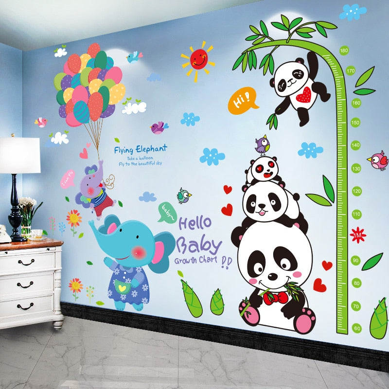 Kids and Babies Cute Cartoon Wall Art Stickers for Bedroom