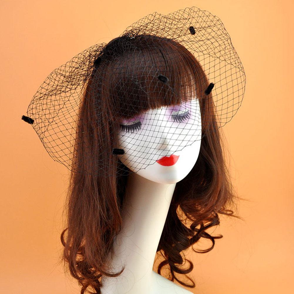 Classic Bridal Net Veil Hat