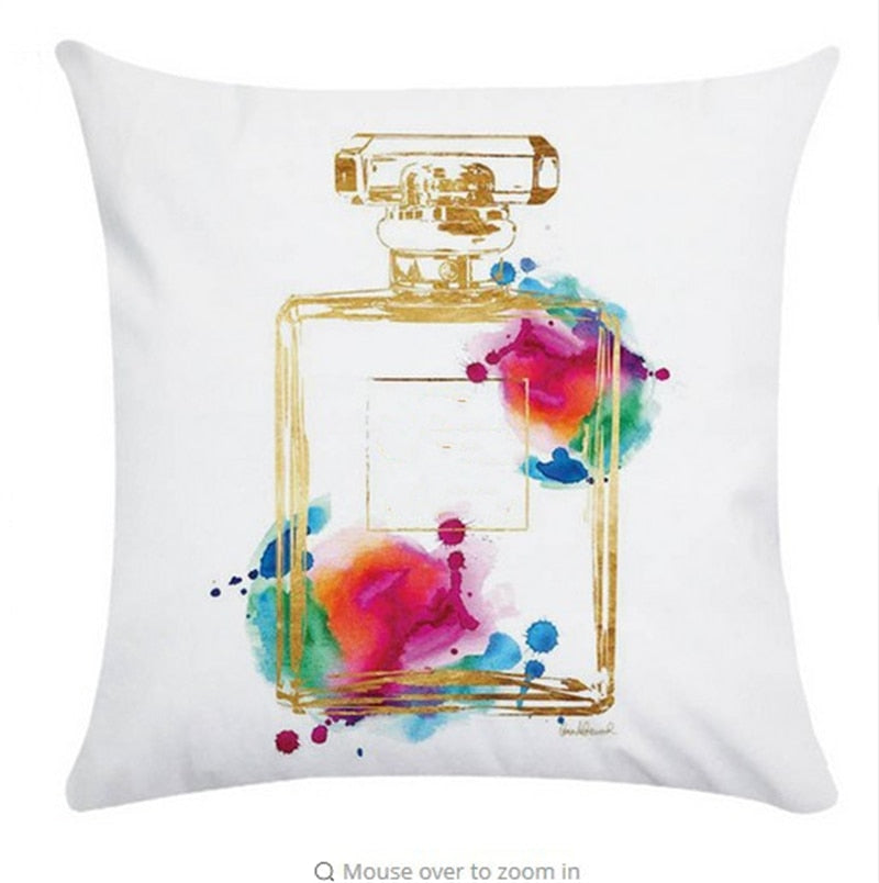 Fragrant Florals: Perfume & Bloom Pillow Case Collection