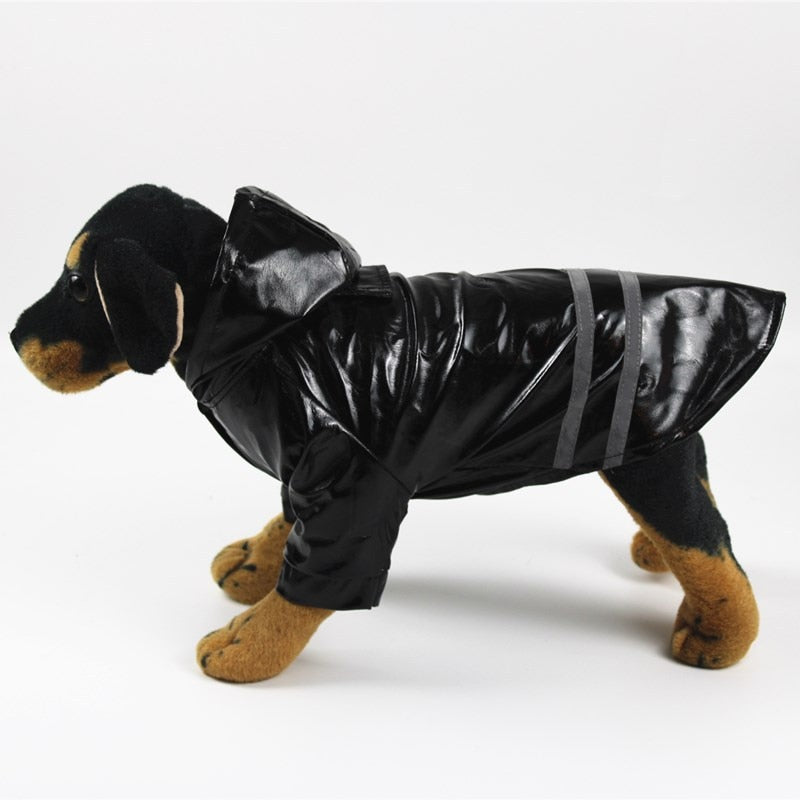 Pet Dog Reflective Strip Raincoat