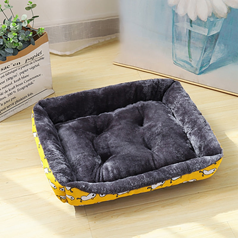 Comfy Pet Basket Cushion Bed