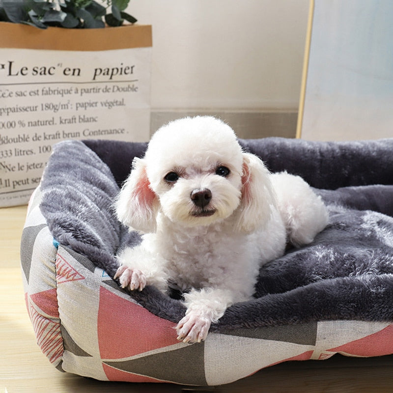 Comfy Pet Basket Cushion Bed