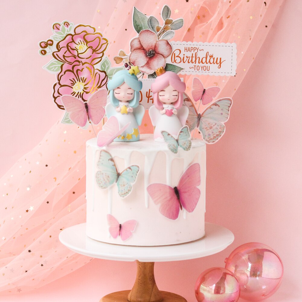 Cake Angel Birthday Cake Toppers