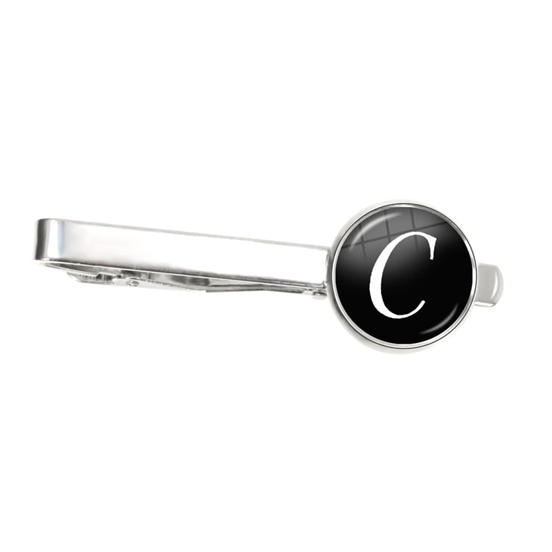 Letters of the Alphabet Neck Tie Clip