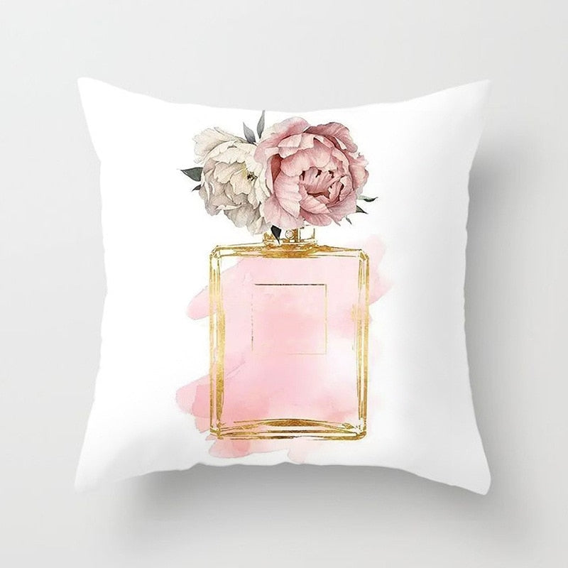 Fragrant Florals: Perfume & Bloom Pillow Case Collection