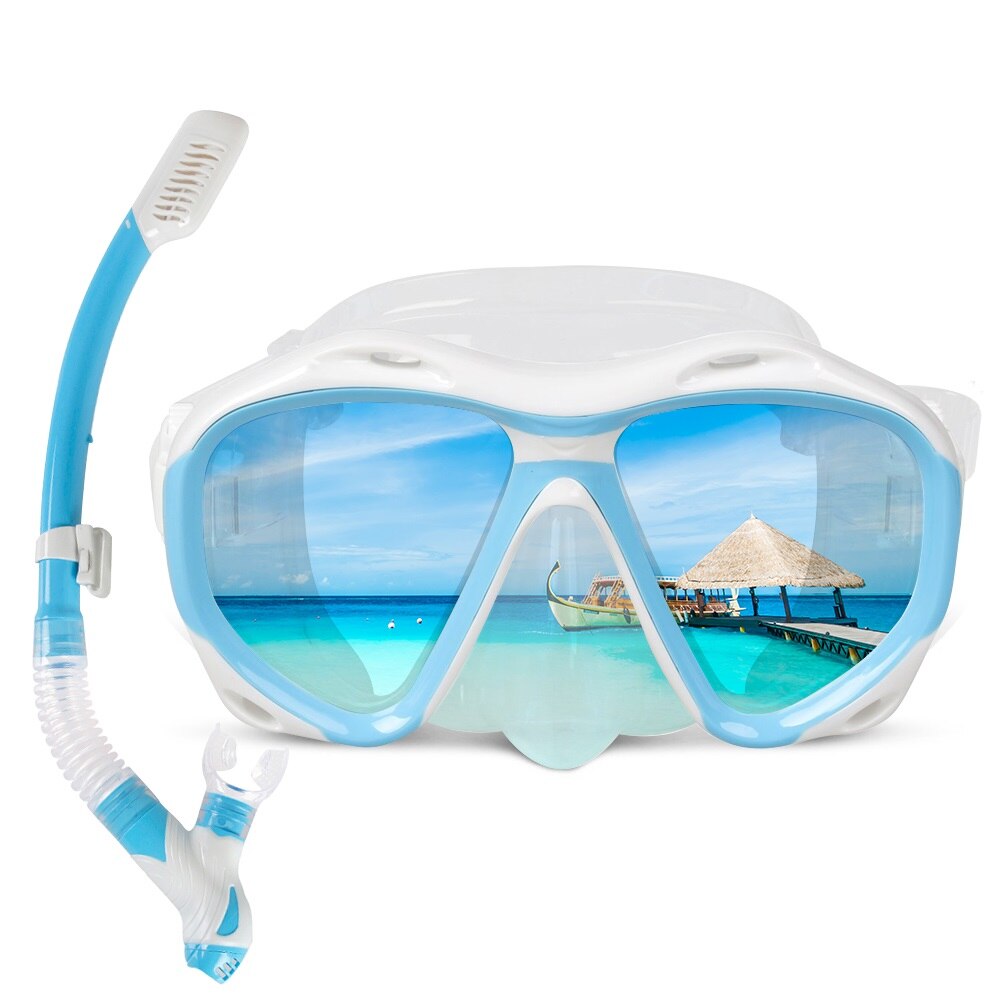 Scuba Diving Mask and Breath Tube Set