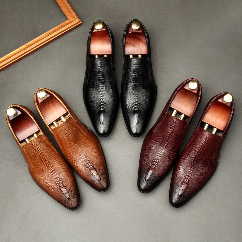 Men's Genuine Leather Dress Shoes