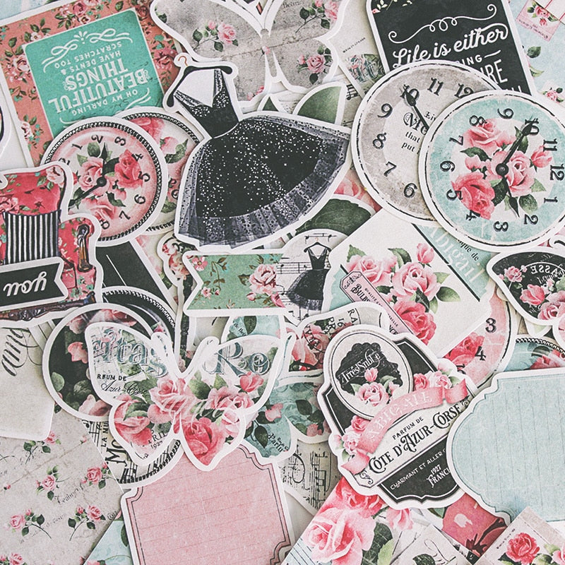 Sticker Set For Scrapbooking (60 Pieces)