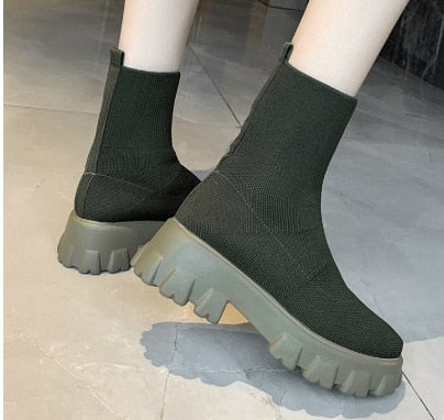 Women's Stylish Socks Boots