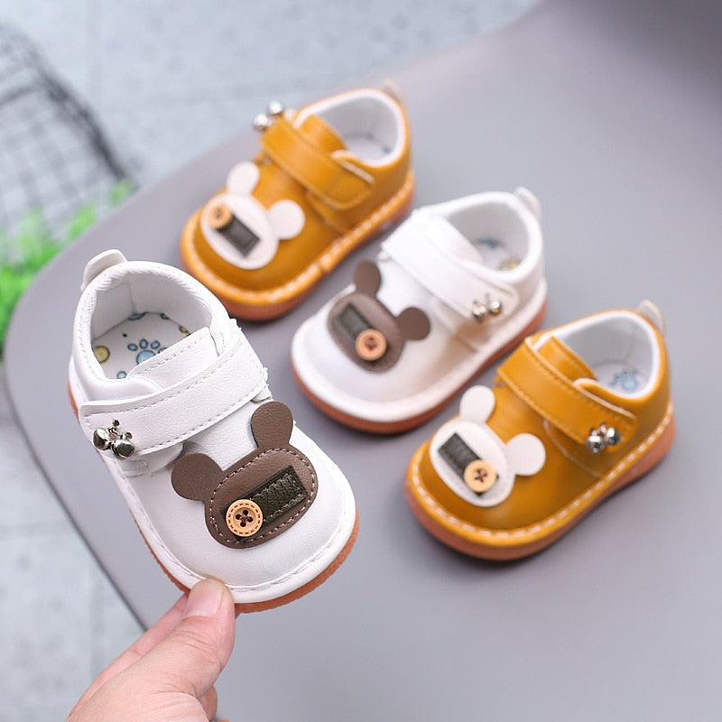 Newborn Baby Leather Moccasins