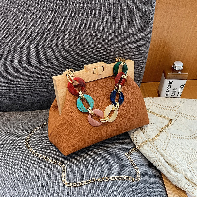 Vintage Acrylic Chain Purse