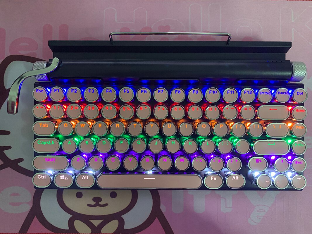 Vintage Style Typewriter Mechanical Keyboard