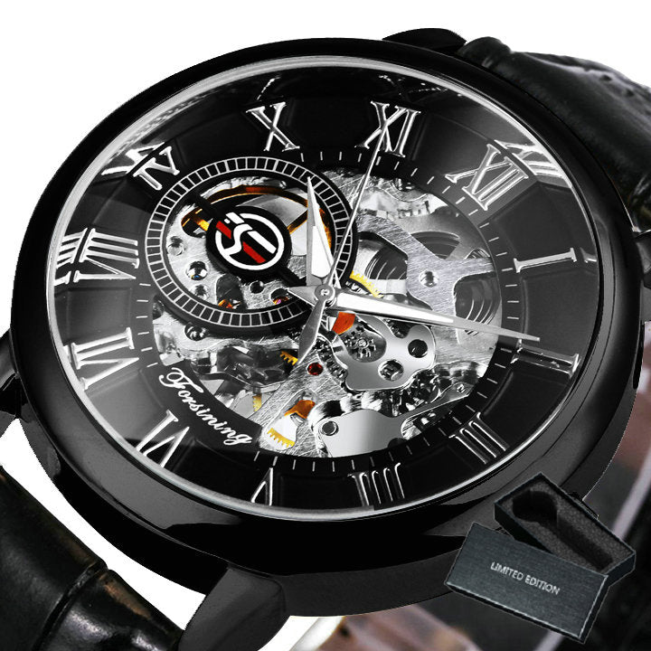 Men's 3D Hollow Engraved Deluxe Time Piece