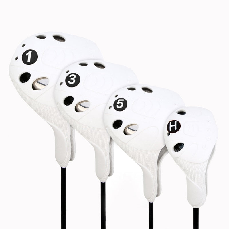 Golf Club Head Cover 4 Piece Set