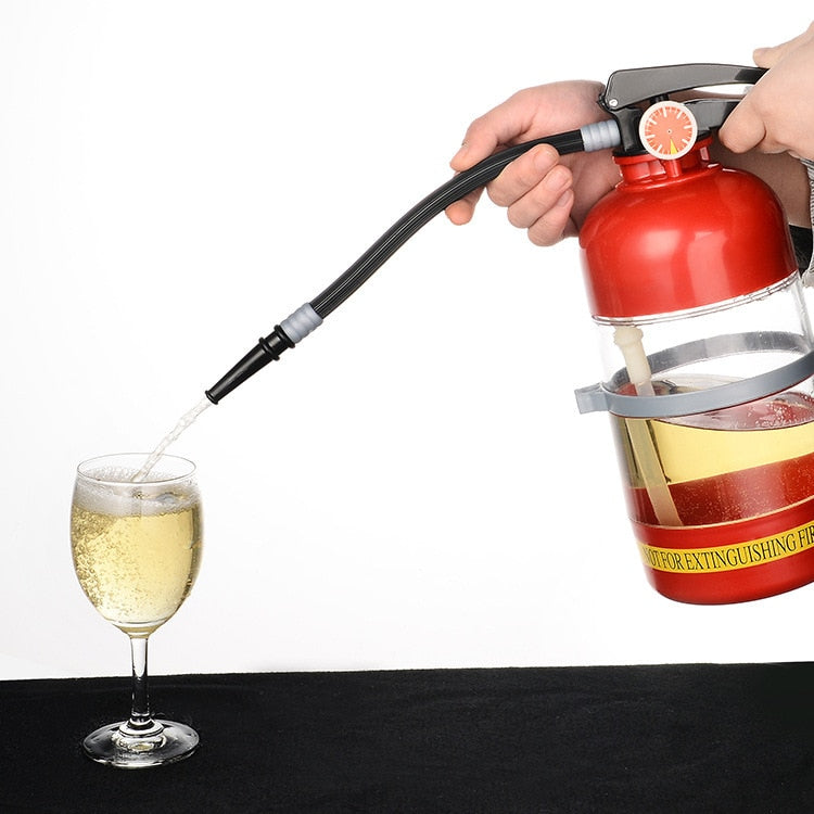 Fire Extinguisher Wine Dispenser