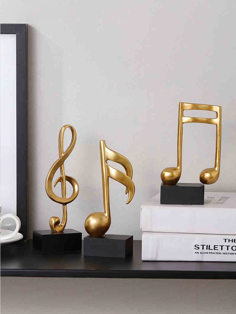 Music Note Figurine Art