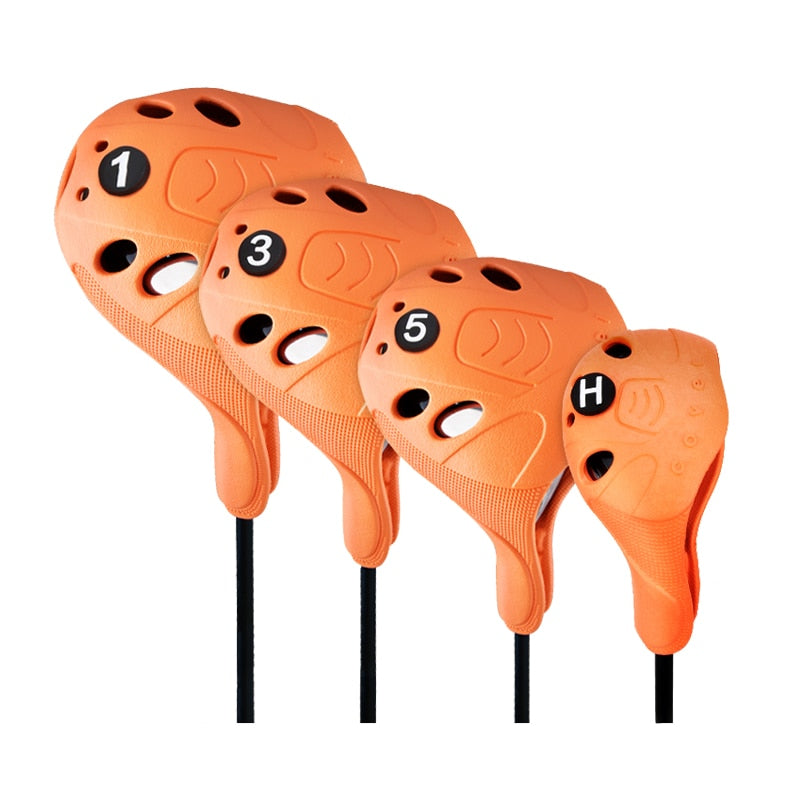 Golf Club Head Cover 4 Piece Set