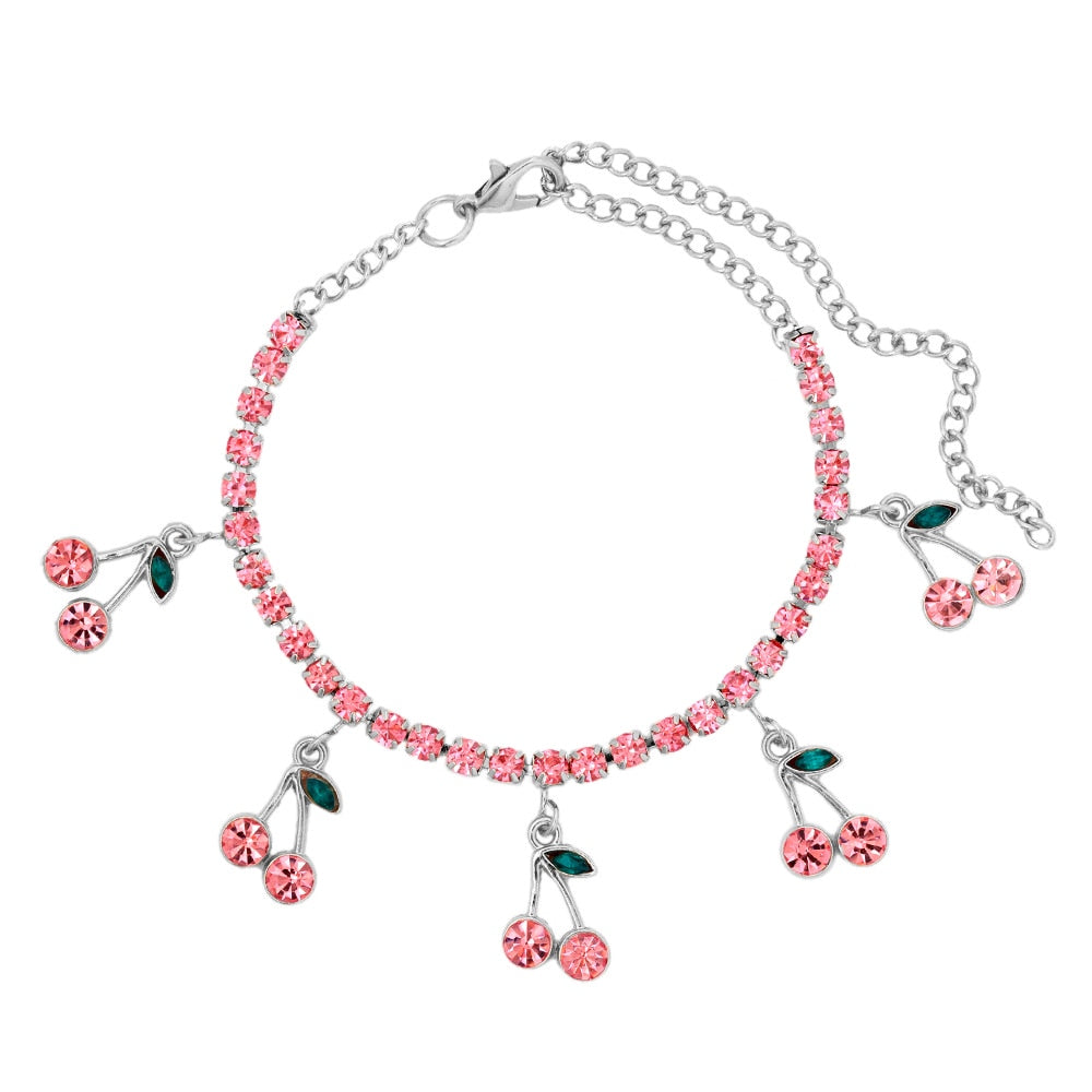 Women's Cherry Fruit Anklet