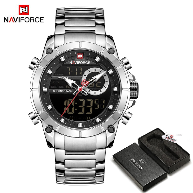 Men's Luxury Dual Display Wrist Watches