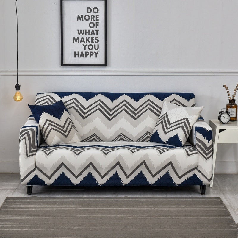 Modern Geometric Sofa Cover – Transform Your Living Room